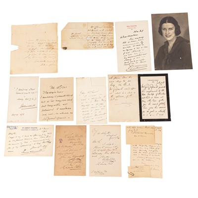 Lot 123 - Autograph Collection.- Theatre Interest
