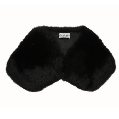 Lot 346 - De Nicola Black Fox Shoulder Wrap