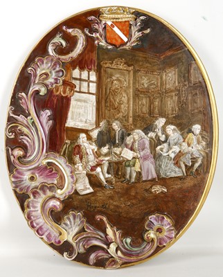 Lot 508 - A late 19th / early 20th century porcelain...
