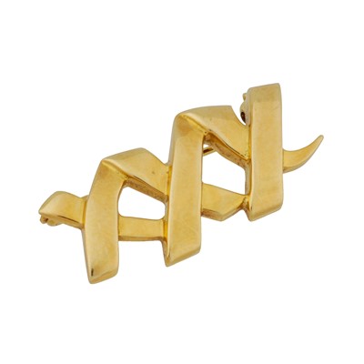 Lot 341 - Paloma Picasso for Tiffany and Co. Ι A 'Kisses' brooch, circa 1983