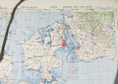 Lot 515 - Folio of maps; mainly air and ordnance issue,...