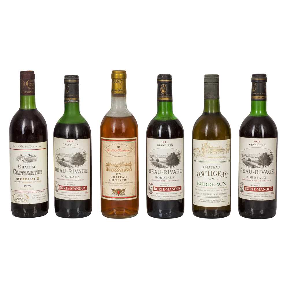 Lot 61 - Various 1970s Bordeaux - 6 bottles