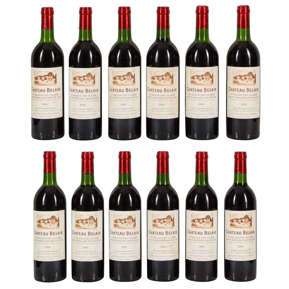 Lot 94 - Chateau Belair 1990 – 12 bottles in open OWC