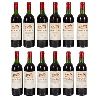 Lot 94 - Chateau Belair 1990 – 12 bottles in open OWC