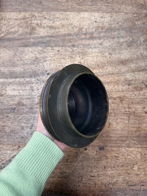 Lot 60 - A fine and large Japanese mixed-metal and bronze vase and cover, Meiji period