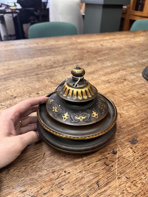 Lot 60 - A fine and large Japanese mixed-metal and bronze vase and cover, Meiji period