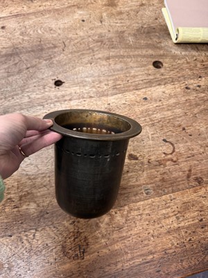 Lot 60 - A fine and large Japanese mixed-metal and bronze vase and cover, Meiji period