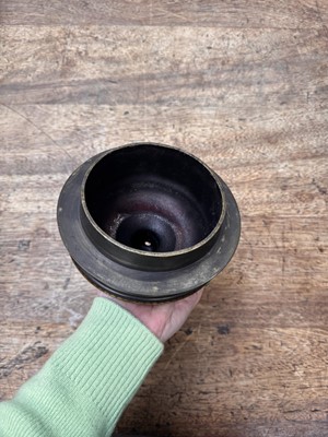 Lot 60 - A fine and large Japanese mixed-metal and bronze vase and cover, Meiji period