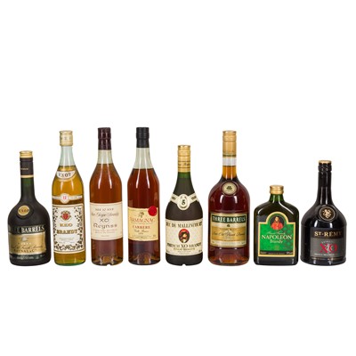 Lot 315 - Assorted Brandy - 8 bottles