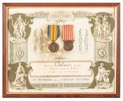 Lot 211 - Belgium, France, and Italy, collection of WWI Period Medals