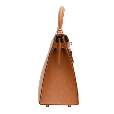 Lot 115 - Hermes Gold Epsom Kelly Sellier 28