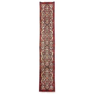 Lot 27 - A fine Lilihan runner, west Persia