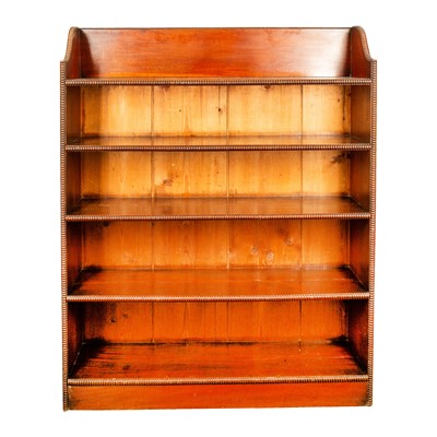 Lot 29 - A Regency mahogany open bookcase
