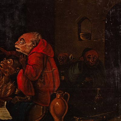 Lot 45 - Manner of David Teniers the Younger (Flemish, 1610-1690)