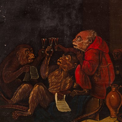 Lot 45 - Manner of David Teniers the Younger (Flemish, 1610-1690)
