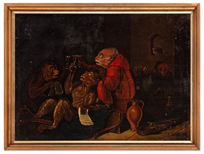 Lot 45 - Manner of David Teniers the Younger (Flemish, 1610-1690)