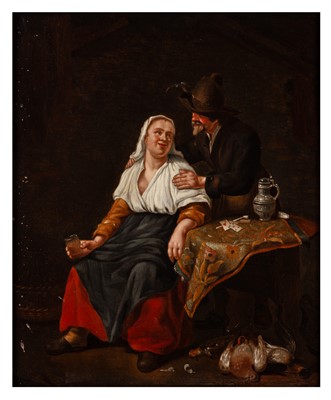 Lot 42 - Follower of Jan Havickszoon Steen (Dutch, 1626-1679)