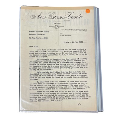 Lot 202 - Caproni aviation.