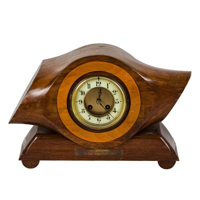 Lot 123 - Propeller Boss Mantel Clock