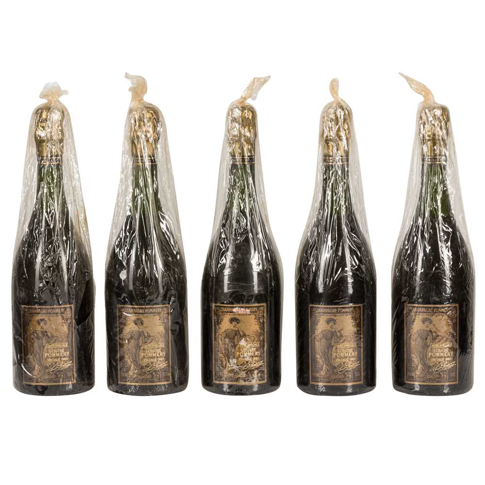 Lot 16 - Pommery Cuvee Louise 1980 - 5 bottles