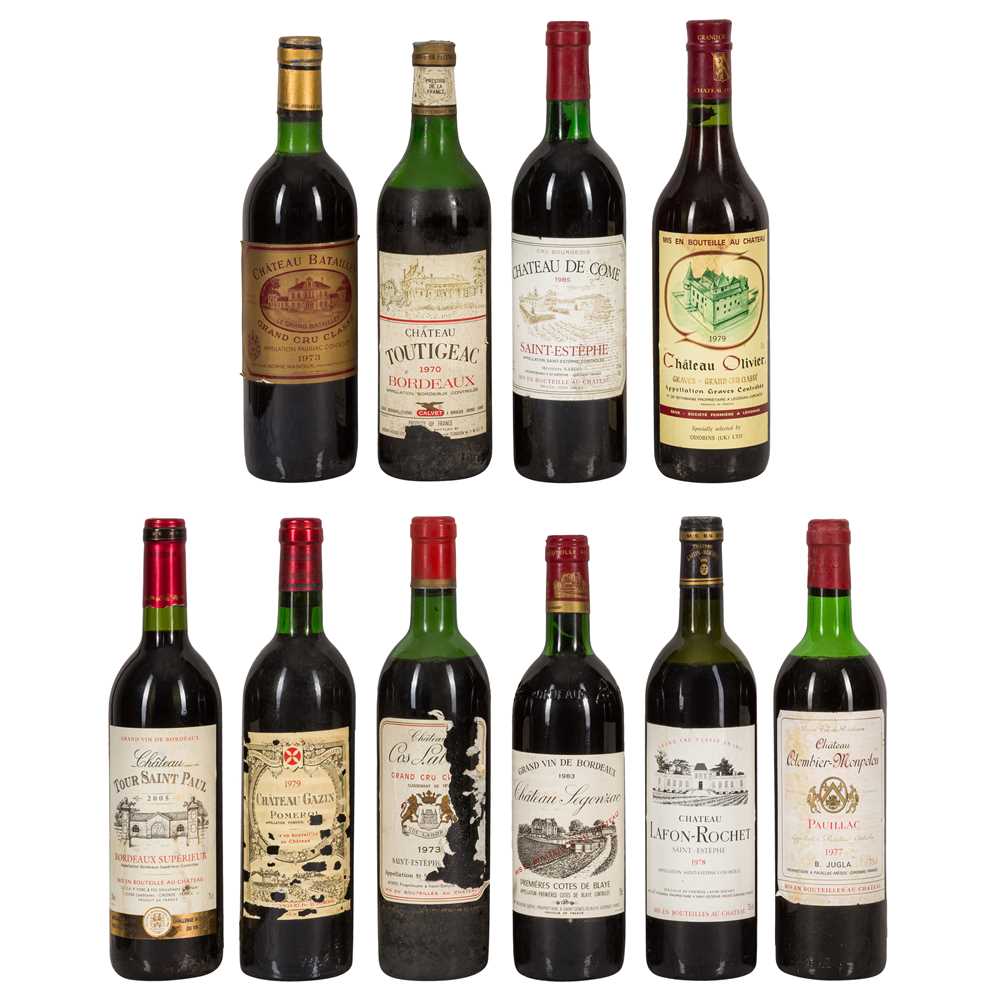 Lot 60 - Bordeaux Bin Ends - 10 bottles