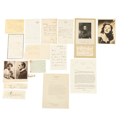 Lot 80 - Autograph Collection.- Miscellaneous