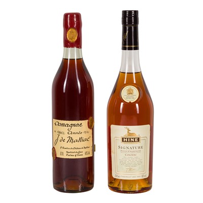 Lot 312 - A Cognac and an Armagnac - 2 bottles