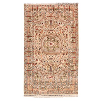 Lot 53 - An extremely fine silk Hereke rug, Turkey