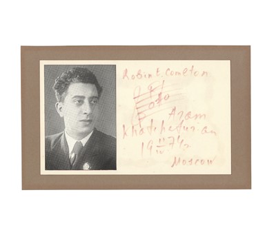 Lot 353 - Khachaturian (Aram)