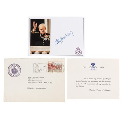 Lot 529 - Rainier, Prince of Monaco