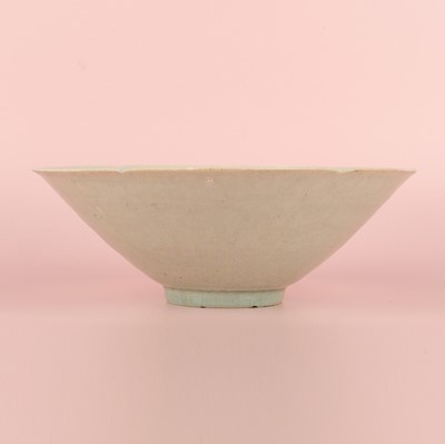 Lot 468 - A Chinese Qingbai 'peony' carved bowl, Southern Song dynasty