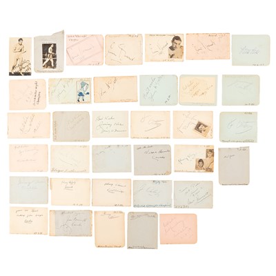 Lot 550 - Autograph Collection.- Boxing Interest, 1930s
