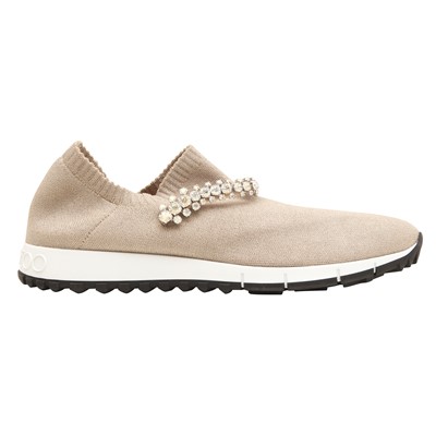 Lot 403 - Jimmy Choo Beige Verona Sneaker - Size 40