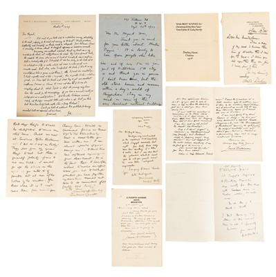 Lot 90 - Autograph Collection.- British Intellectuals and Scholars