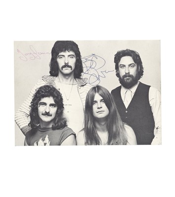 Lot 329 - Black Sabbath