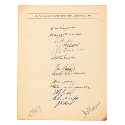 Lot 572 - Cricket Interest.- New Zealand