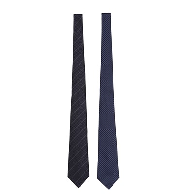 Lot 422 - Louis Vuitton Damier Silk Ties