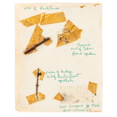 Lot 324 - Beatles Interest.- Incl. Paul McCartney's hair