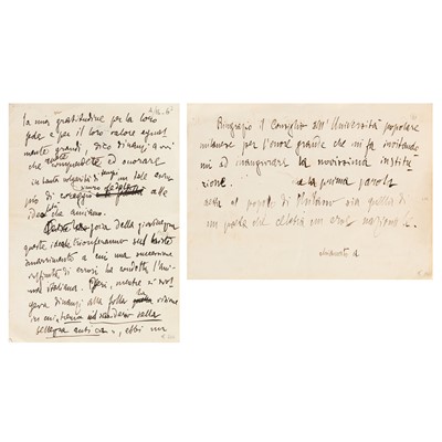 Lot 284 - D'Annunzio (Gabriele)