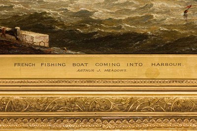 Lot 209 - Arthur Joseph Meadows (British, 1843-1907)
