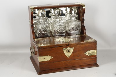 Lot 469 - A late Victorian mahogany cased and brass...