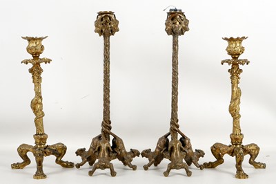 Lot 545 - 19th Century continental novelty cast bronze...
