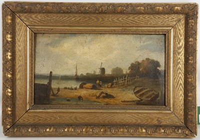 Lot 135 - 19th Century Dutch school. Oil on panel scene...