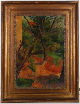 Lot 137 - Eugen Hamm 1885-1930 German. 'A Tree in the...