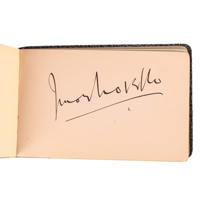 Lot 47 - Autograph Album.- Vintage Actors
