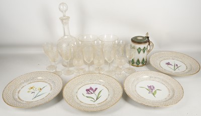 Lot 518 - A set of four Chamberlain's Worcester...