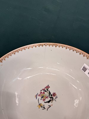 Lot 543 - A Chinese famille-rose 'figural' punch bowl, Qing dynasty, Yongzheng / Qianlong period