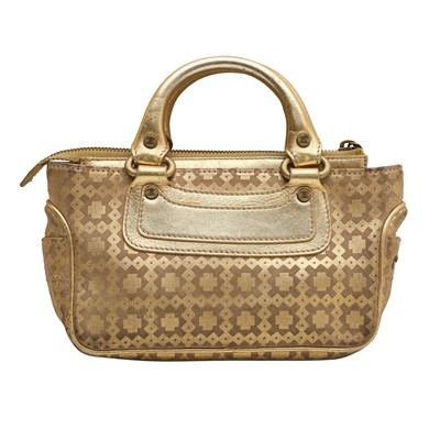 Lot 318 - Celine Gold Aztec Mini Boogie Bag
