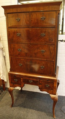 Lot 809 - A mid 20th century chest on stand, 2 over 3...