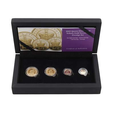 Lot 350 - GB 22ct Gold Coin- Hatton's of London 2022 Proof Four Coin Sovereign Set